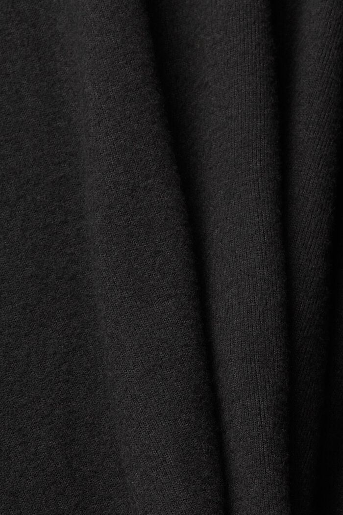 Pitkähihainen paita, jossa pitsiyksityiskohtia, BLACK, detail image number 6