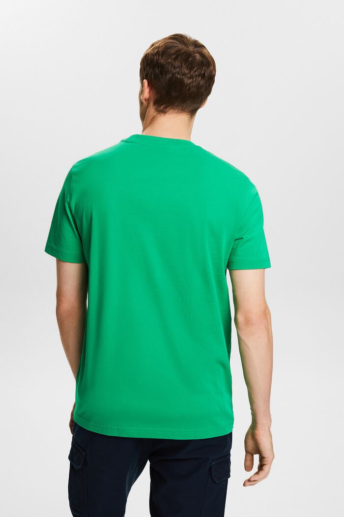 T-paita jerseytä, pyöreä pääntie, NEW GREEN, detail image number 3