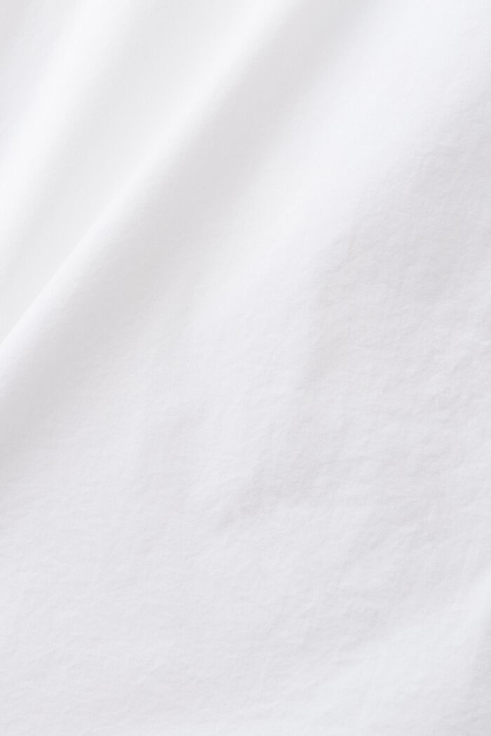 Lyhythihainen paita vastuullista puuvillaa, WHITE, detail image number 4