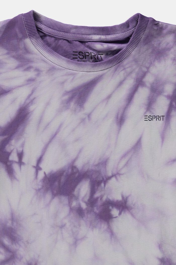 Batiikkivärjätty T-paita, VIOLET, detail image number 2
