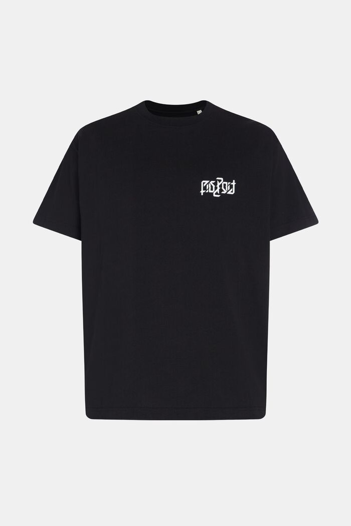 AMBIGRAM Yksivärinen t-paita, BLACK, overview