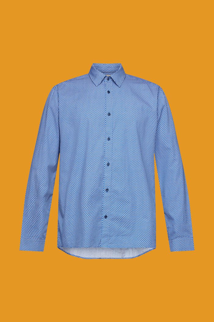 Kokonaan kuvioitu slim fit -paita, BLUE, detail image number 6