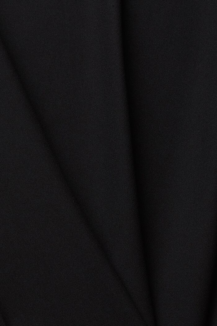 Reunoista huolittelematon stretchpusero, BLACK, detail image number 6