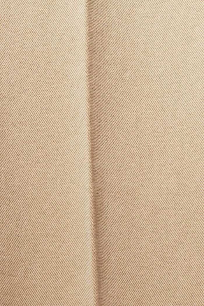 Leveälahkeiset housut hamppusekoitetta, SAND, detail image number 5