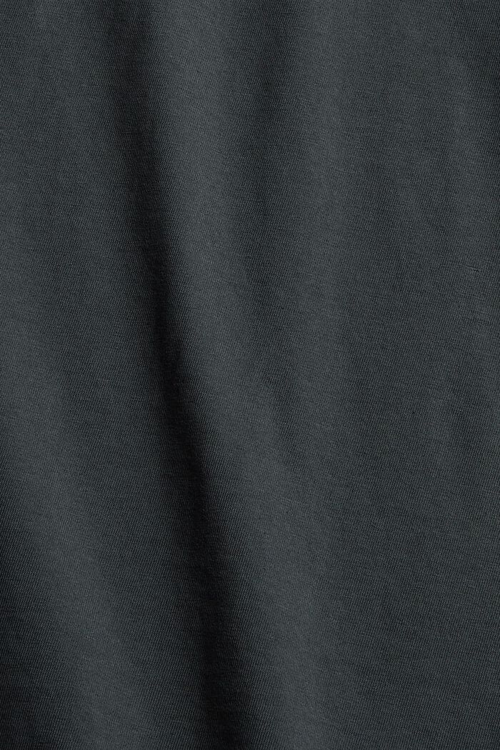 Jersey-T-paita rintataskulla, TEAL BLUE, detail image number 4