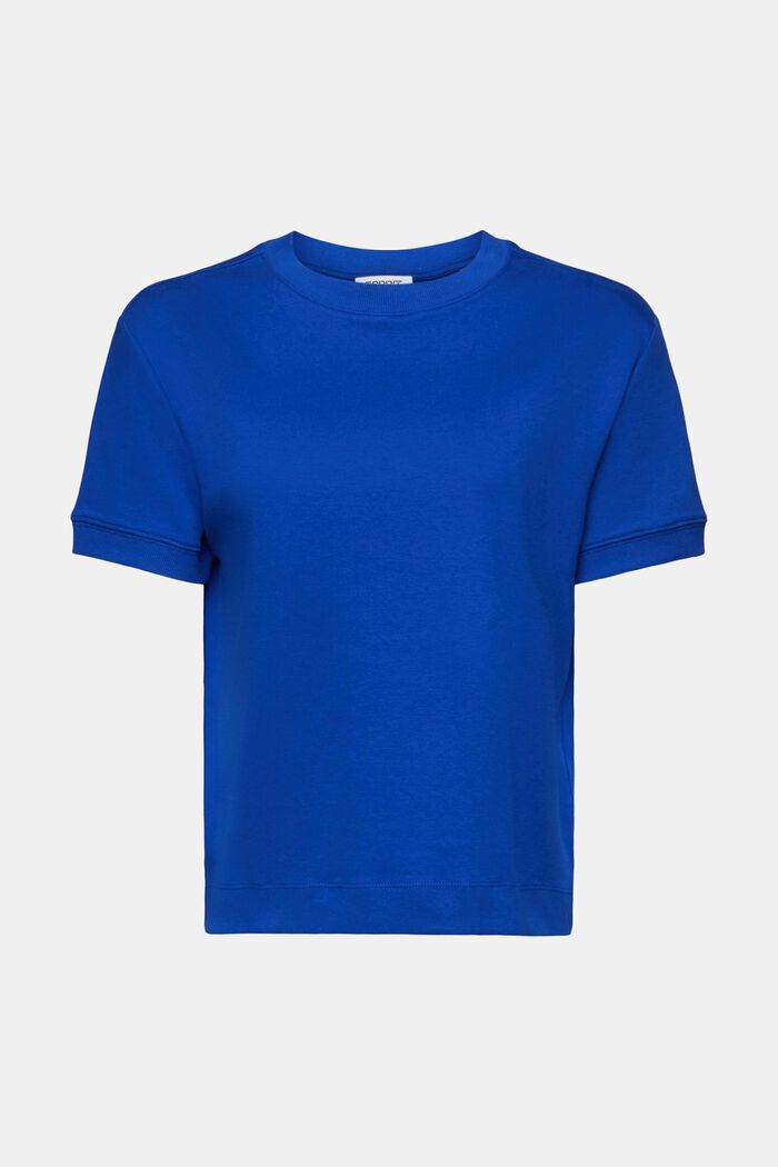 Lyhythihainen t-paita pyöreällä pääntiellä, BRIGHT BLUE, detail image number 5