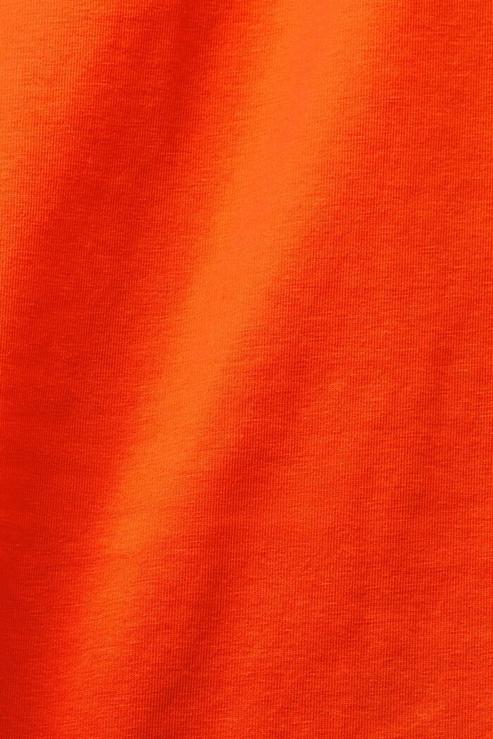 Venepäänteinen T-paita, BRIGHT ORANGE, detail image number 5