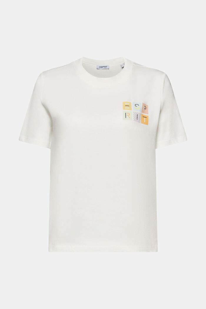 Logollinen t-paita jerseytä, OFF WHITE, detail image number 6
