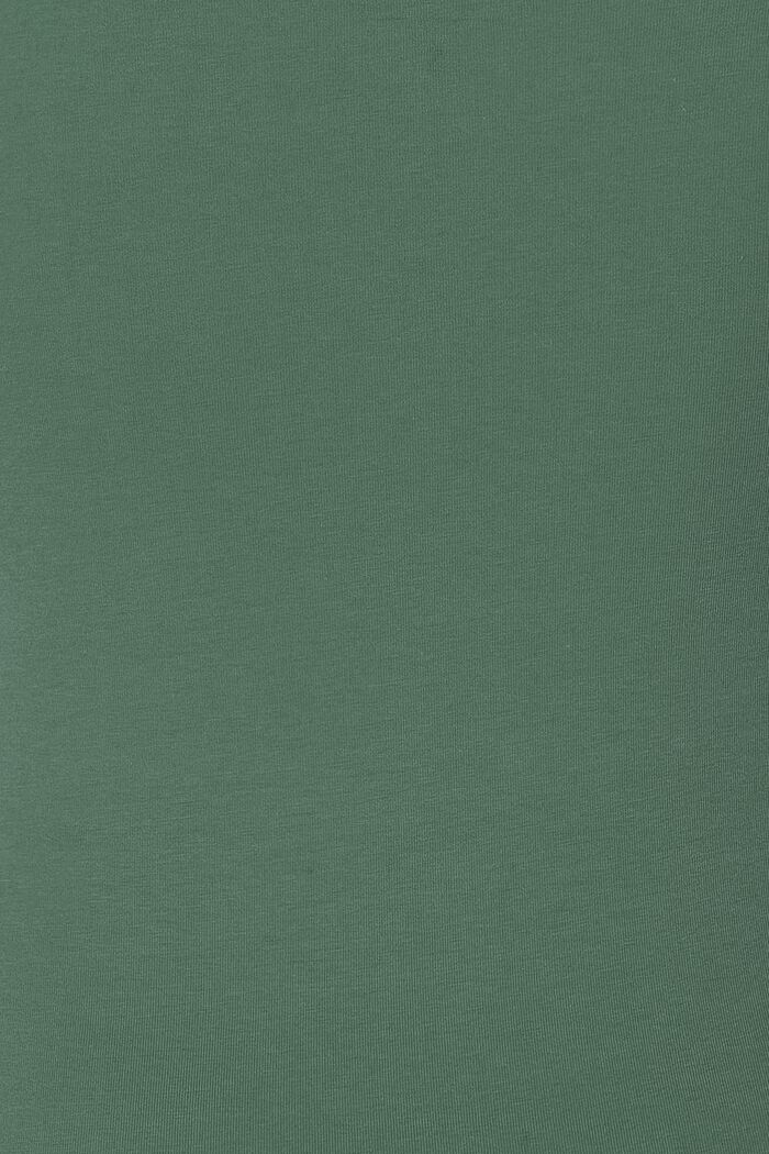 T-paita V-pääntiellä, LENZING™ ECOVERO™, VINYARD GREEN, detail image number 5
