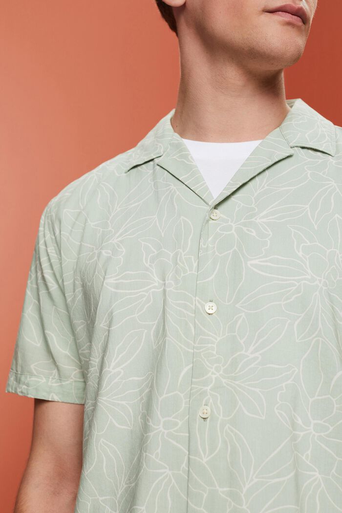 Kuvioitu, lyhythihainen paita, PASTEL GREEN, detail image number 1