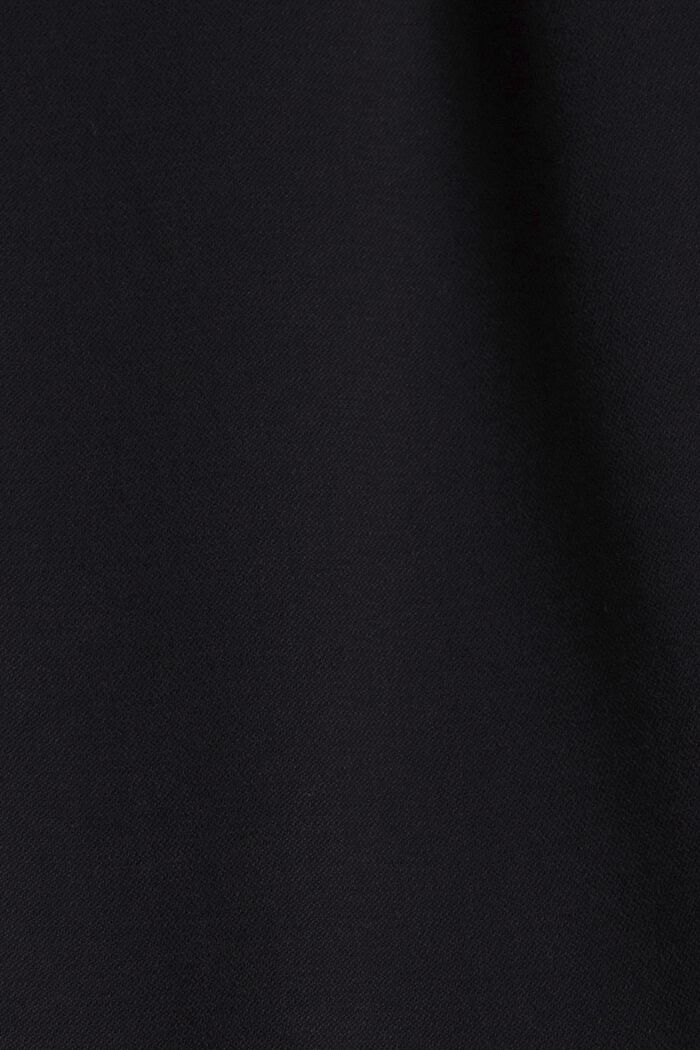 Korkeavyötäröiset chinot ja vyö, BLACK, detail image number 1