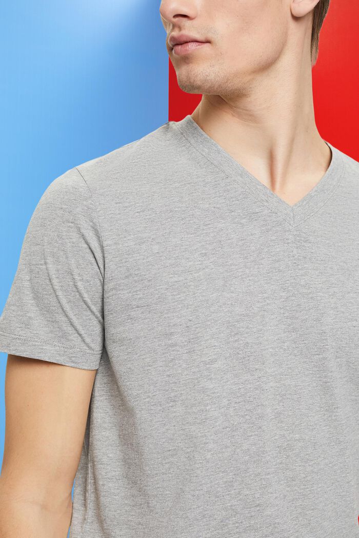 T-Shirts Slim Fit, MEDIUM GREY, detail image number 2