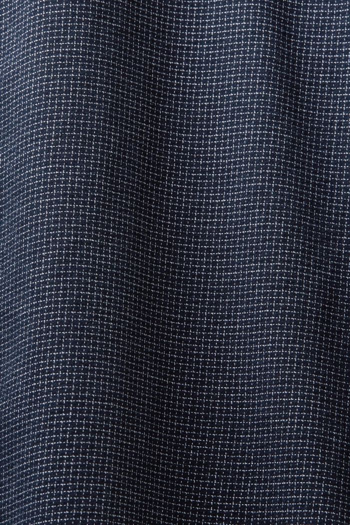 Pieniruutuinen Regular Fit -paita puuvillaa, NAVY, detail image number 5