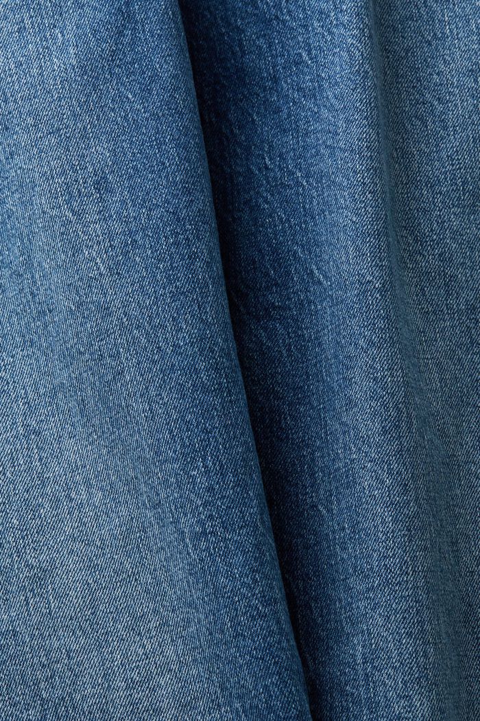 Rennot, retrohenkiset farkut, joissa keskikorkea vyötärö, BLUE MEDIUM WASHED, detail image number 5