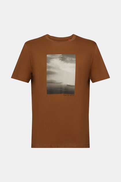 Painokuvioitu t-paita luomupuuvillaa