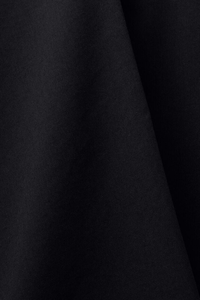 Oversized-mallinen nappipaita, BLACK, detail image number 6