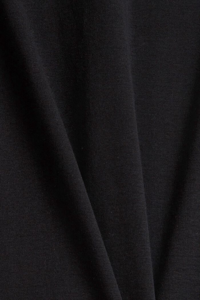 Jerseypusero 100 % luomupuuvillaa, BLACK, detail image number 4