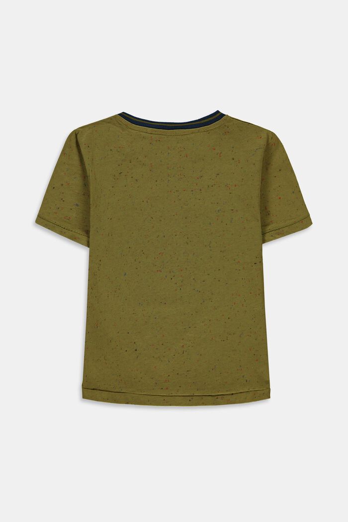 Printti-T-paita, 100 % puuvillaa, LEAF GREEN, detail image number 1