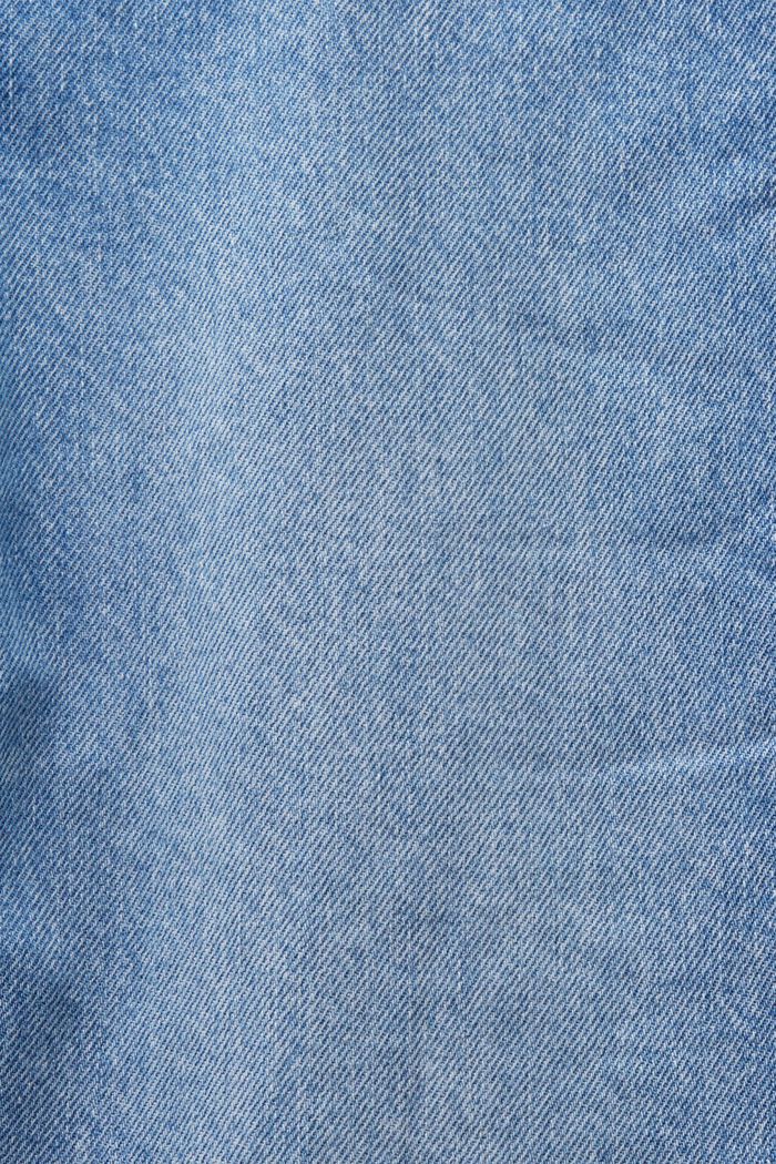 Korkeavyötäröiset ja retrohenkisen klassiset farkut, BLUE BLEACHED, detail image number 6