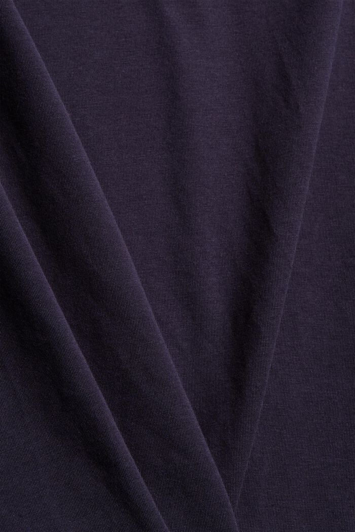Poolokaulus-T-paita, luomupuuvillaa, NAVY, detail image number 4
