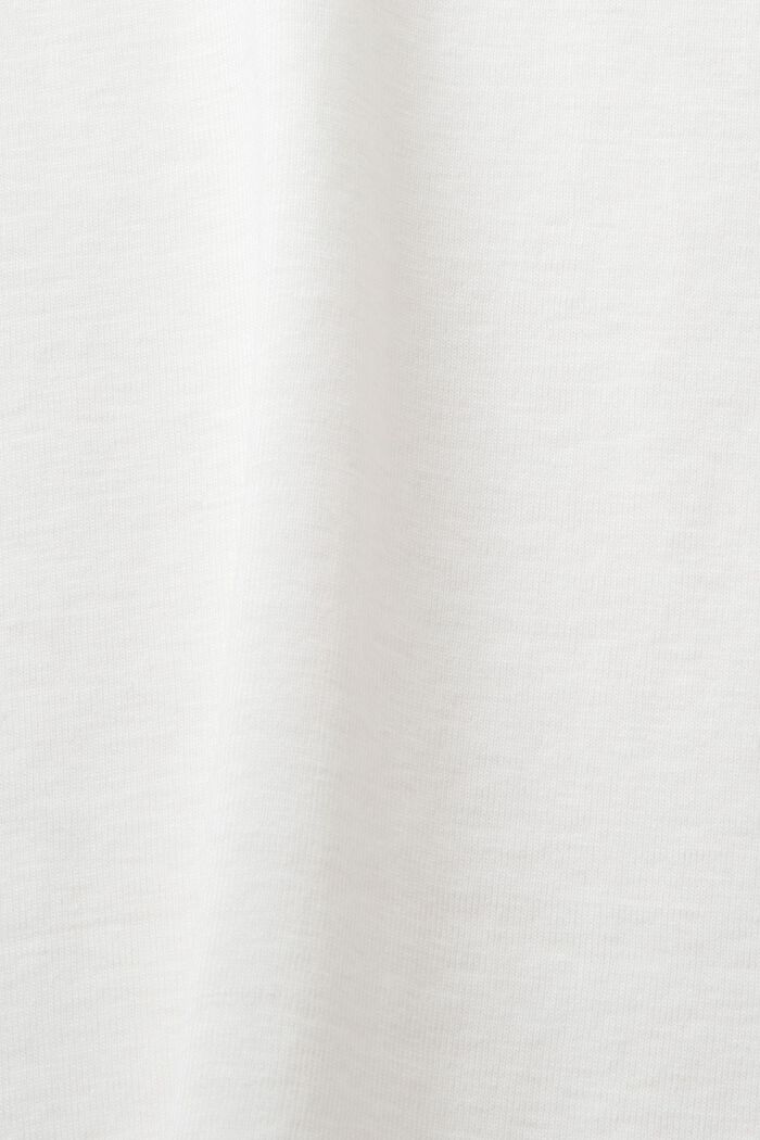 Logollinen T-paita puuvilla-jerseytä, OFF WHITE, detail image number 5