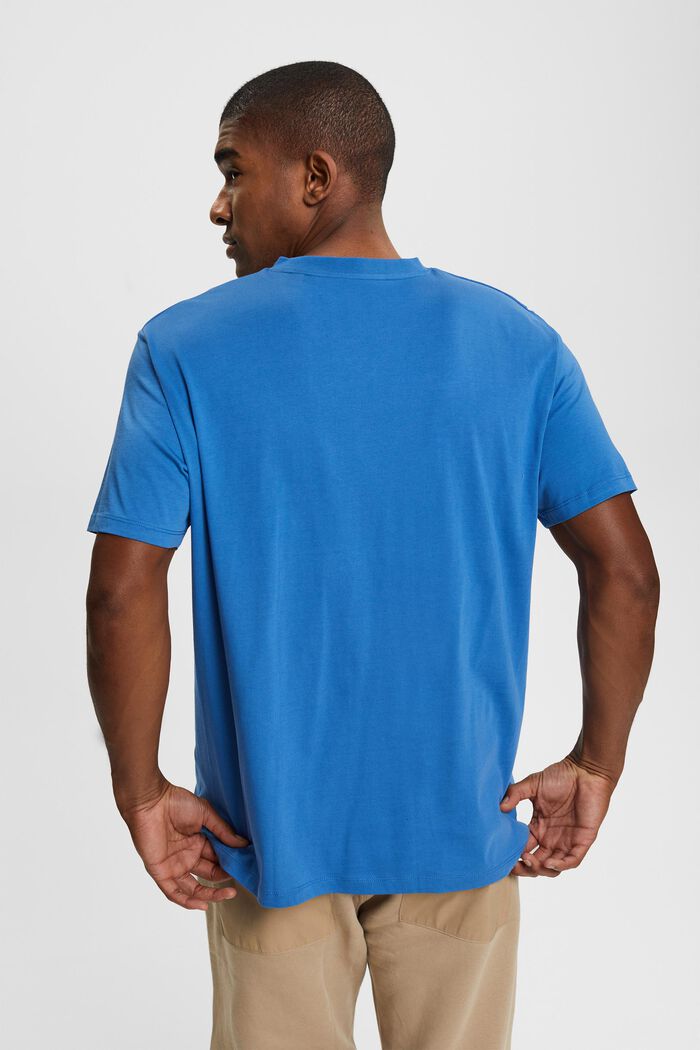 Jersey-T-paita, 100 % puuvillaa, BLUE, detail image number 3