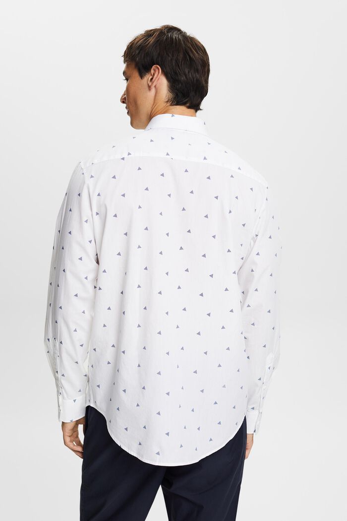 Kuvioitu paita, 100 % puuvillaa, NEW WHITE, detail image number 3