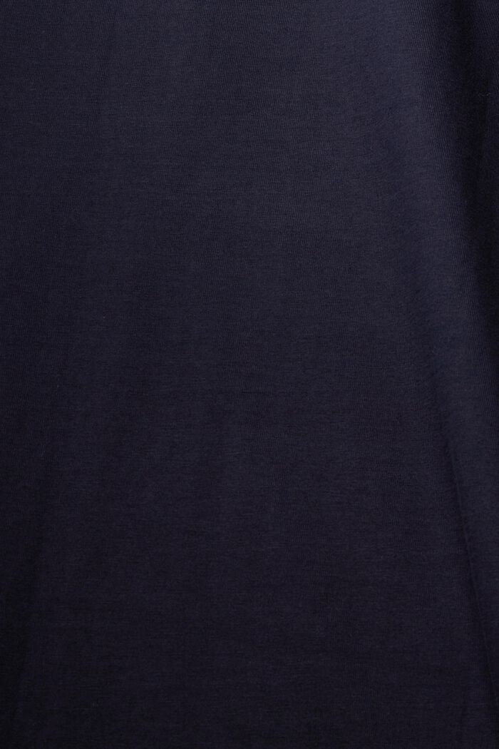 Jersey-T-paita, 100 % puuvillaa, NAVY, detail image number 1