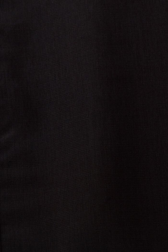 Osittain läpinäkyvä pusero, LENZING™ ECOVERO™, BLACK, detail image number 5