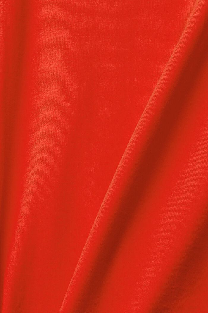 Pystykauluksellinen, pitkähihainen pusero, RED, detail image number 1