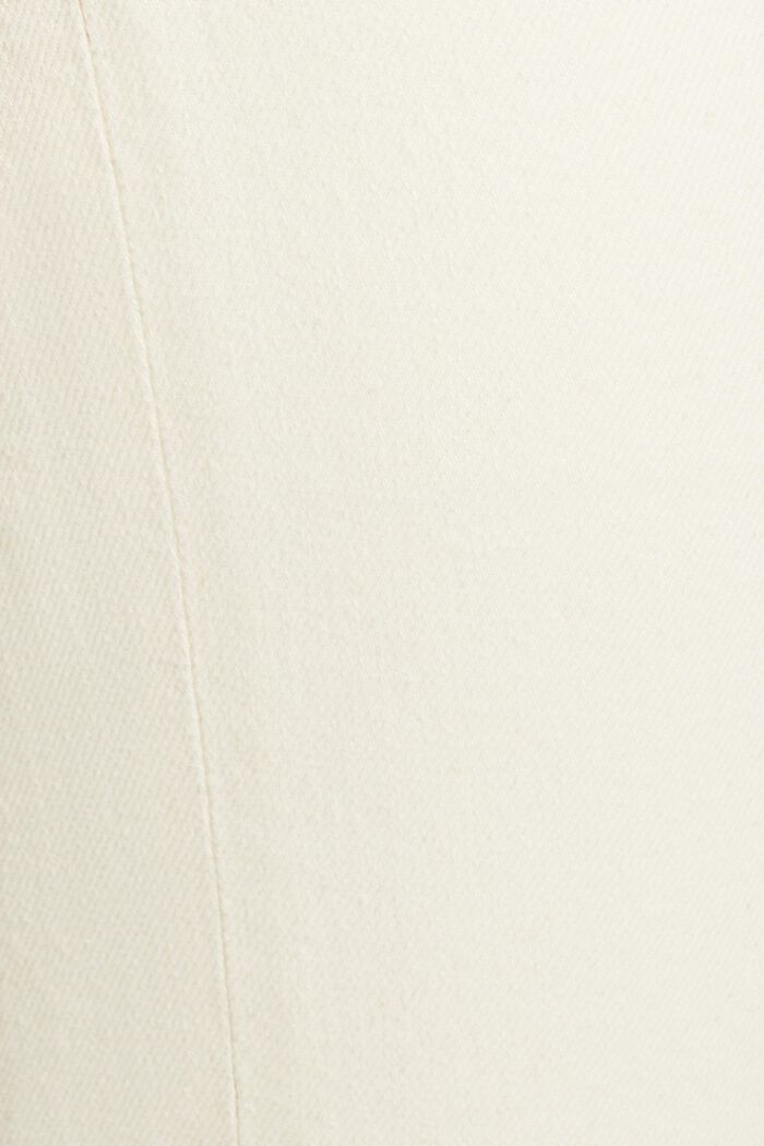 Suoralahkeiset farkut, joissa keskikorkea vyötärö, OFF WHITE, detail image number 5