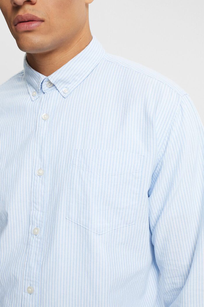 Raidallinen paita, LIGHT BLUE, detail image number 0