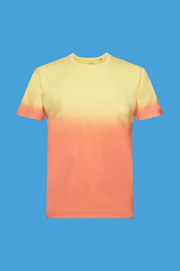 Kaksisävyinen, haalistuvasti värjätty T-paita, LIGHT YELLOW, detail image number 6