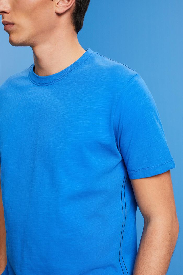 Jersey-t-paita puuvillaa, BRIGHT BLUE, detail image number 2