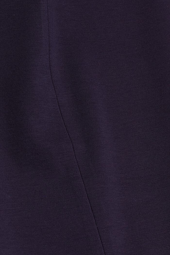 Culotte-housut muotonsa säilyttävää jerseytä, NAVY, detail image number 4