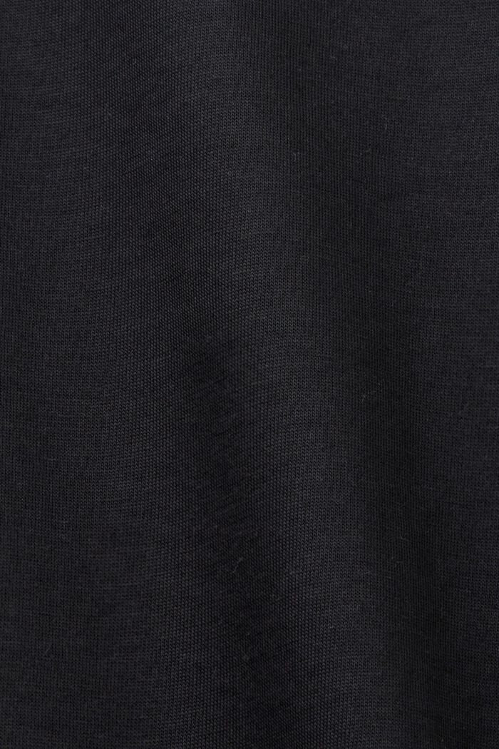 Jersey-minimekko, 100 % puuvillaa, BLACK, detail image number 5