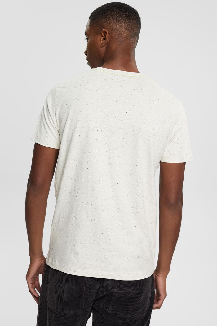 Täplikäs t-paita jerseytä, WHITE, detail image number 3