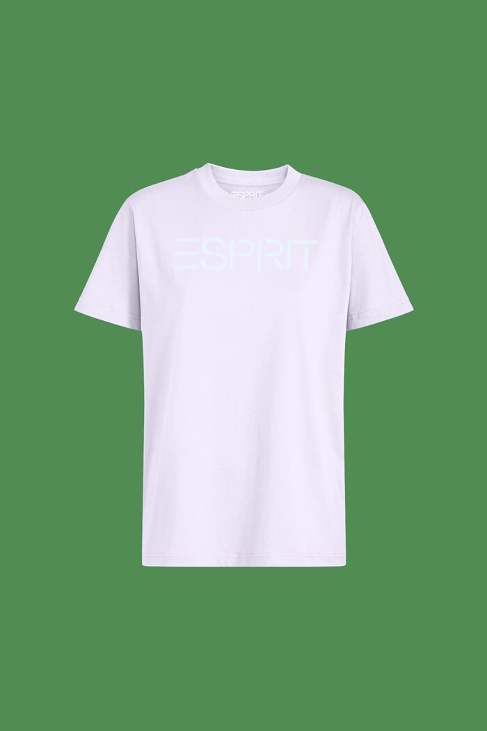 Logollinen unisex-t-paita puuvillajerseytä, LILAC, detail image number 6