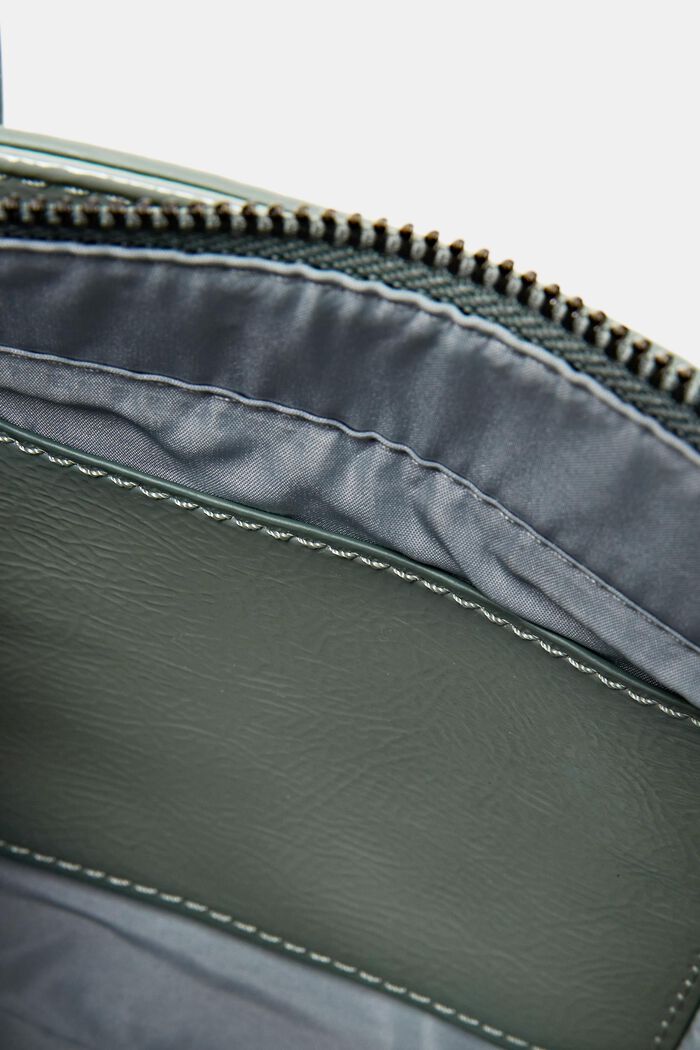 Käsilaukku irrotettavalla olkahihnalla, DUSTY GREEN, detail image number 3