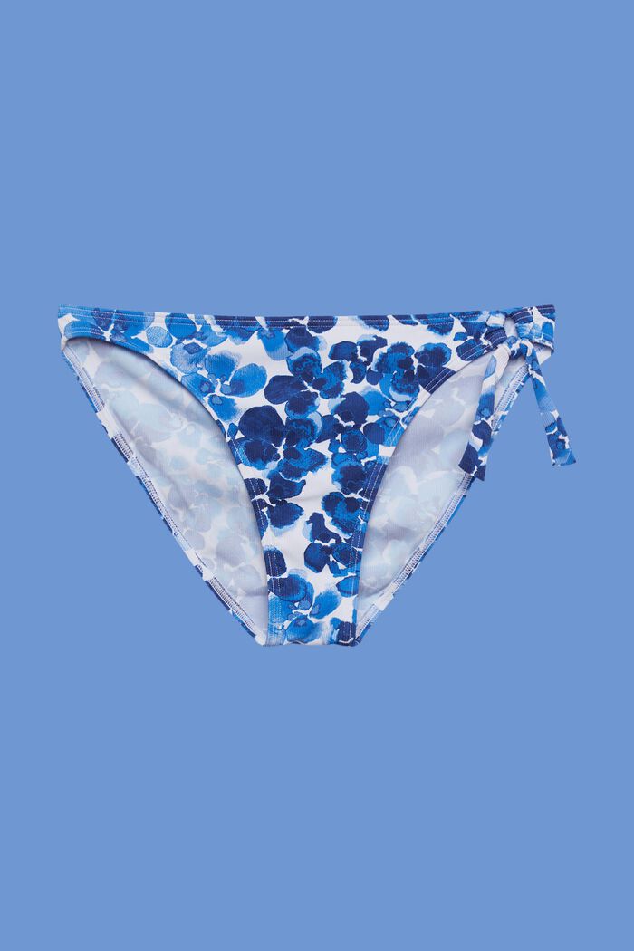 Kierrätetty: kuviolliset bikinihousut, BLUE, detail image number 3