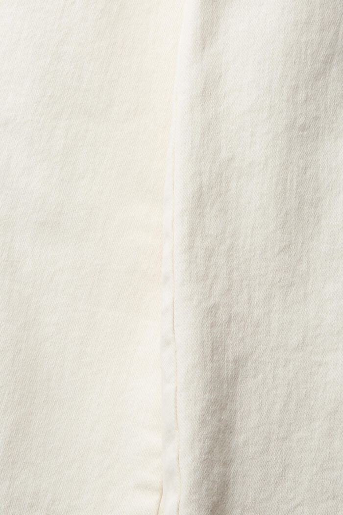 Vajaapituiset, leveälahkeiset housut, OFF WHITE, detail image number 4