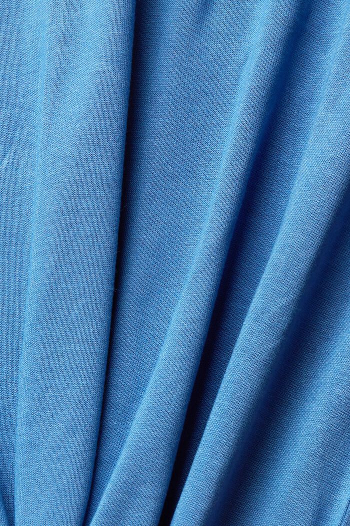 Napillinen pitkähihainen, LENZING™ ECOVERO™, BLUE, detail image number 1