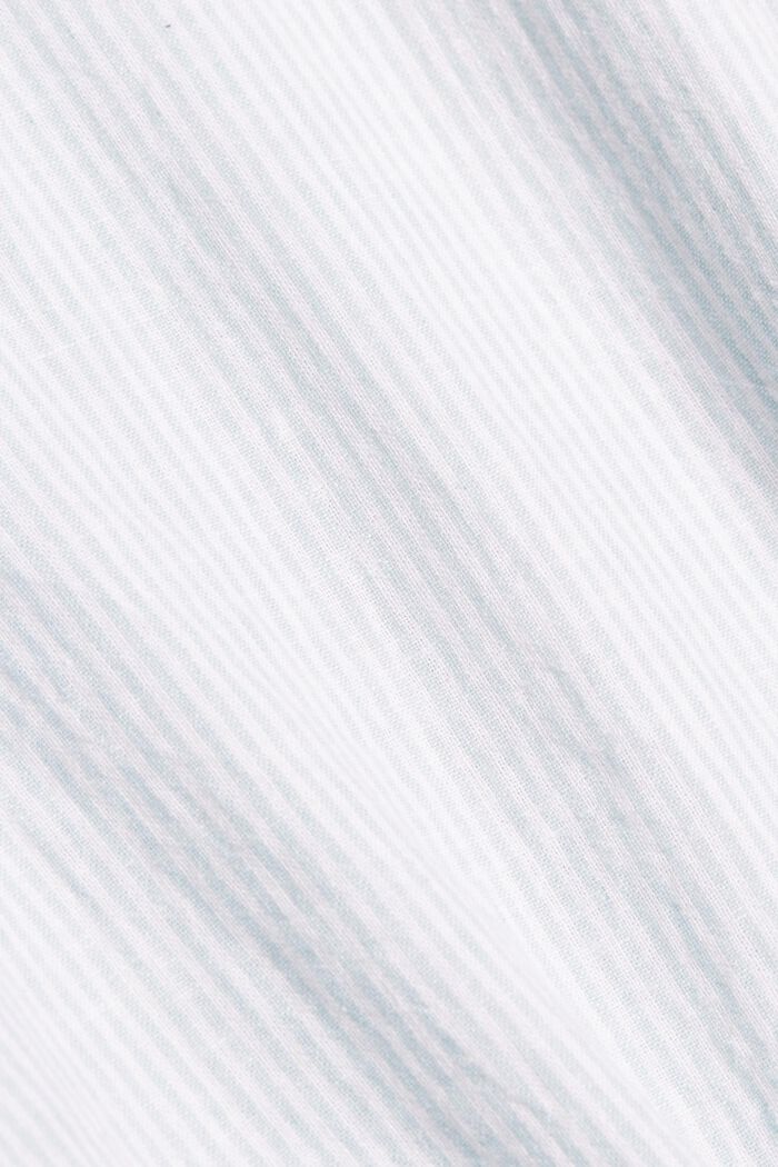 Pellavasekoitetta: pystyraidallinen paitapusero, LIGHT AQUA GREEN, detail image number 4