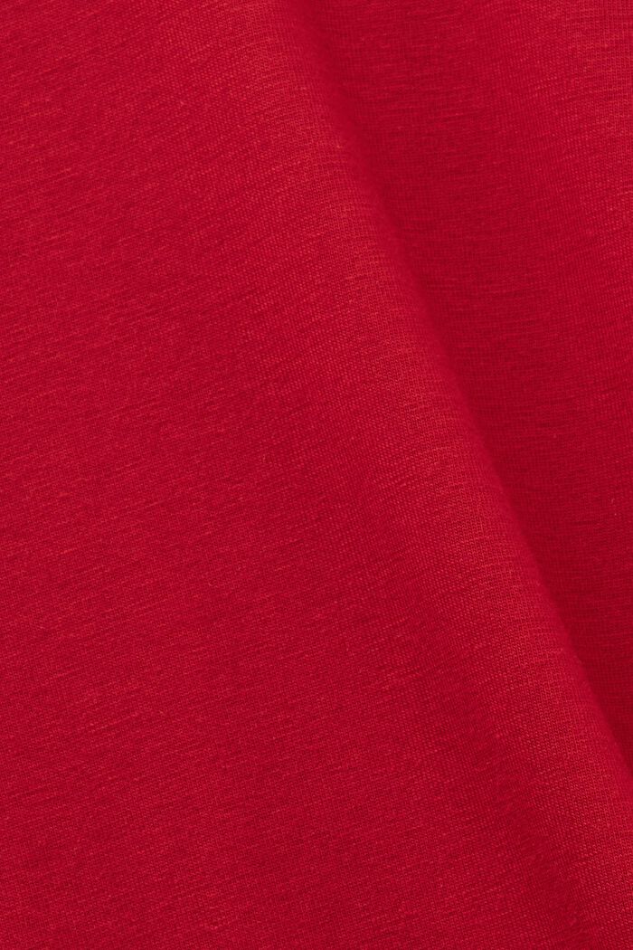 Pitkä pyjama jerseytä, NEW RED, detail image number 4