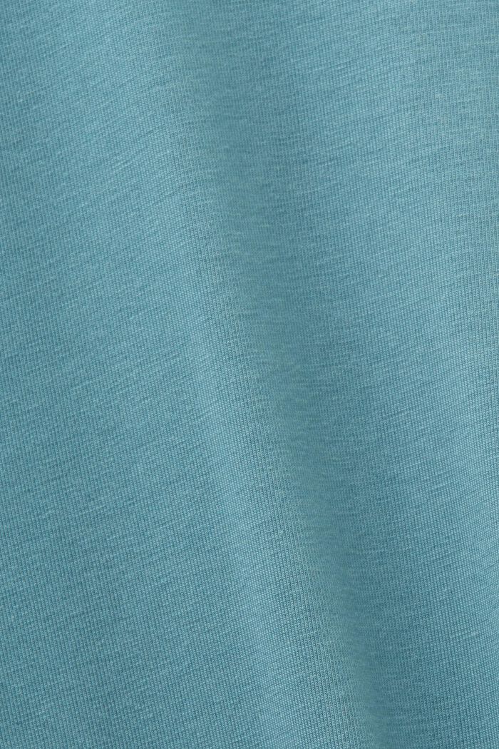 Pitkä pyjama jerseytä, NEW TEAL BLUE, detail image number 4