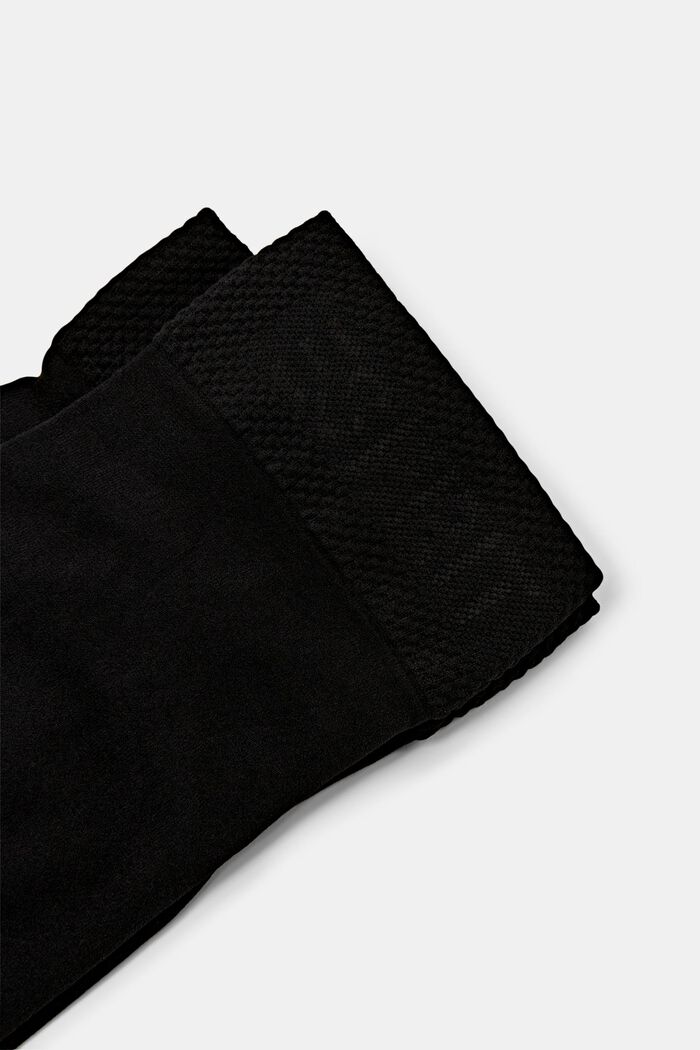 Osittain läpinäkymättömät leggingsit, 50 denieriä, BLACK, detail image number 3