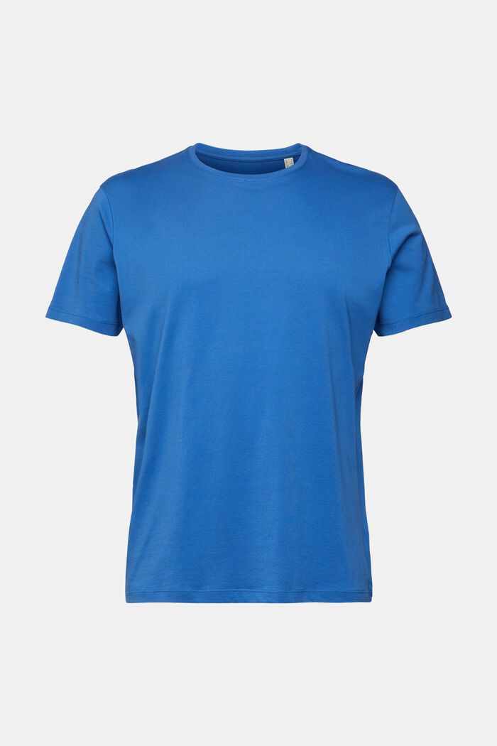 Jersey-T-paita, 100 % puuvillaa, BLUE, detail image number 6
