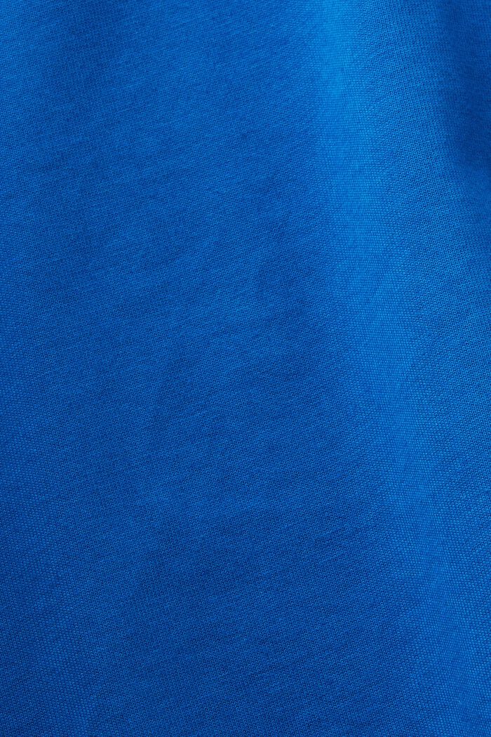 Puuvillainen logo-t-paita, pyöreä pääntie, BRIGHT BLUE, detail image number 5