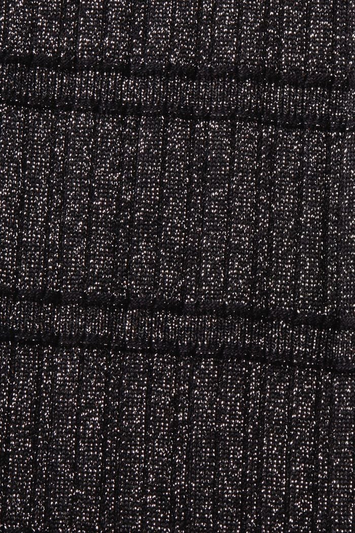 Midimekko lamé-neulosta, BLACK, detail image number 5