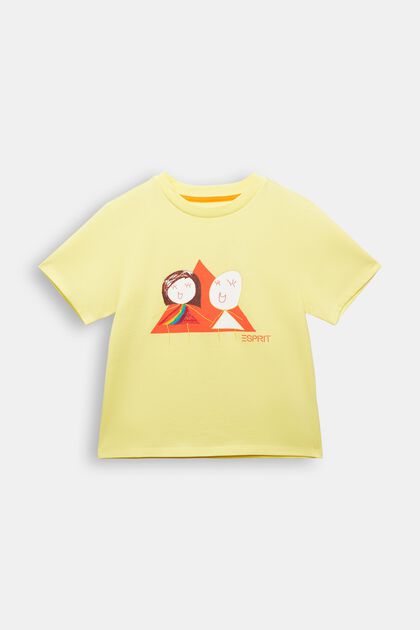 Graafinen t-paita puuvillajerseytä